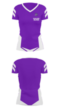 Spring Creek High School Volleyball 45487303 Women's Short Sleeve V-neck Shirt - 5