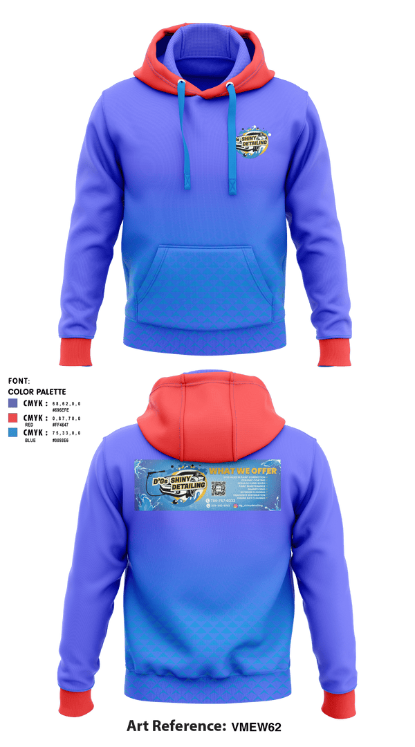 Hoodie, DG’s SHINY DETAILING LLC, , Teamtime, Team time, sublimation, custom sports apparel, team uniforms, spirit wear, spiritwear, sports uniforms, custom shirts, team store, custom team store, fundraiser sports, apparel fundraiser