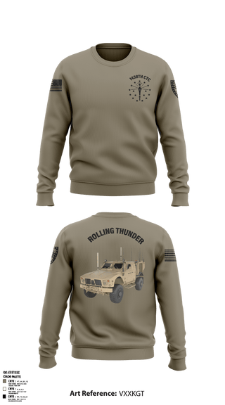 Crew Neck Sweatshirt, , National Guard, Teamtime, Team time, sublimation, custom sports apparel, team uniforms, spirit wear, spiritwear, sports uniforms, custom shirts, team store, custom team store, fundraiser sports, apparel fundraiser