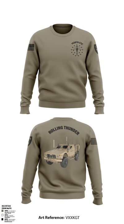 1438th CTC 23042169 Crew Neck Sweatshirt - 3