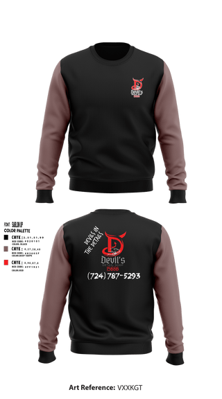 Crew Neck Sweatshirt, Devils Detail ShopDevils Detail Shop, , Teamtime, Team time, sublimation, custom sports apparel, team uniforms, spirit wear, spiritwear, sports uniforms, custom shirts, team store, custom team store, fundraiser sports, apparel fundraiser