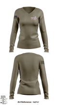 MuXic Productions 96734493 Women's Long Sleeve V-neck Shirt - 50
