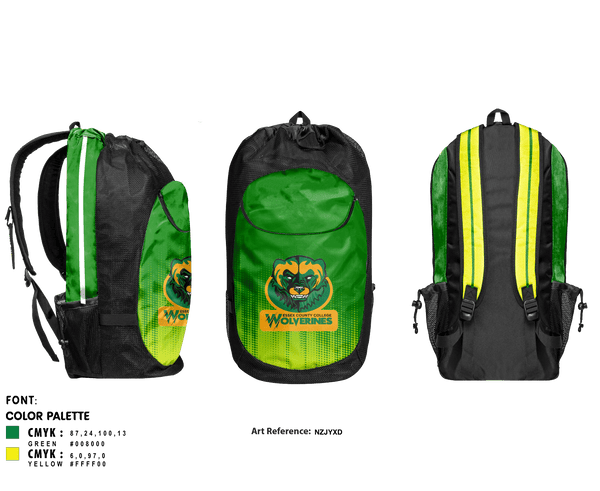 Gear Bag, Essex County College Track and Field, Track & Field, Teamtime, Team time, sublimation, custom sports apparel, team uniforms, spirit wear, spiritwear, sports uniforms, custom shirts, team store, custom team store, fundraiser sports, apparel fundraiser