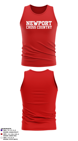 Tank Top, Newport High School Cross Country, Cross Country, Teamtime, Team time, sublimation, custom sports apparel, team uniforms, spirit wear, spiritwear, sports uniforms, custom shirts, team store, custom team store, fundraiser sports, apparel fundraiser