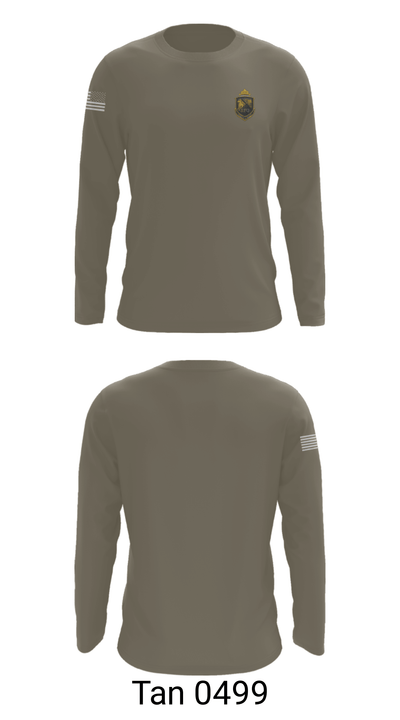 Santa Fe Gold 43259744 Long Sleeve Performance Shirt - 17