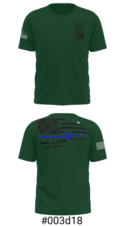 K-9 Crew 23249589 Short Sleeve Performance Shirt - 31