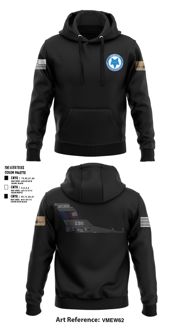 Hoodie, 157 FS169 AMXS, Air Force, Teamtime, Team time, sublimation, custom sports apparel, team uniforms, spirit wear, spiritwear, sports uniforms, custom shirts, team store, custom team store, fundraiser sports, apparel fundraiser