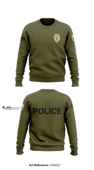 Crew Neck Sweatshirt, TAYLORSVILLE POLICE, Police, Teamtime, Team time, sublimation, custom sports apparel, team uniforms, spirit wear, spiritwear, sports uniforms, custom shirts, team store, custom team store, fundraiser sports, apparel fundraiser