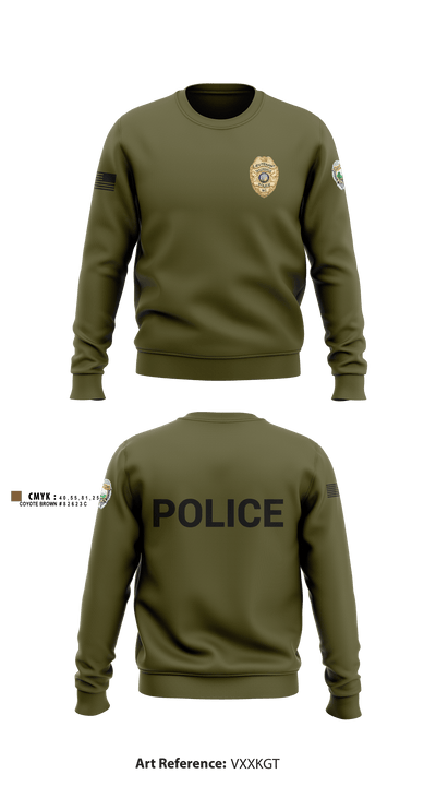 TAYLORSVILLE POLICE DEPARTMENT LT 27466887 Crew Neck Sweatshirt - 8