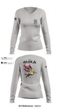 1/149 96639244 Women's Long Sleeve V-neck Shirt - 1
