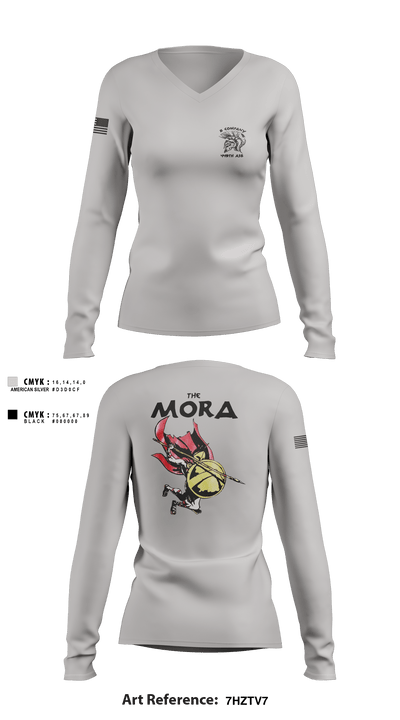 1/149 96639244 Women's Long Sleeve V-neck Shirt - 1