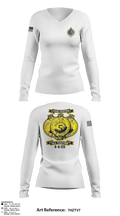 Pittsburgh Police Zone 5 64089370 Women's Long Sleeve V-neck Shirt - 16