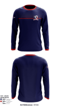 Veterans Memorial HS Cross Country 77104147 Long Sleeve Performance Shirt - 1