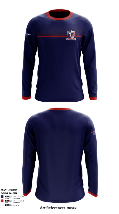 Veterans Memorial HS Cross Country 77104147 Long Sleeve Performance Shirt - 1