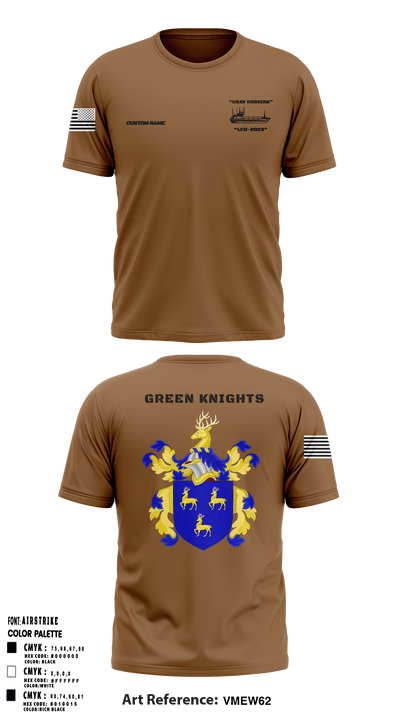 Hobkirk Green Knights 61896750 Short Sleeve Performance Shirt - 3