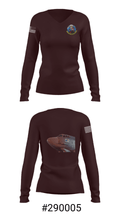 5th AMXS 66164190 Women's Long Sleeve V-neck Shirt - 37