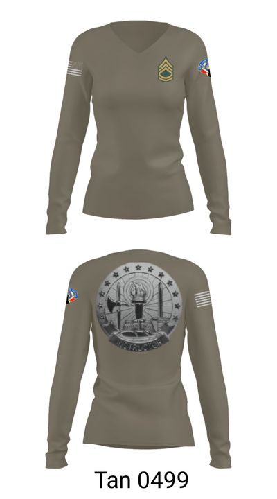 Paralegal Specialist Training Center 35051511 Women's Long Sleeve V-neck Shirt - 41