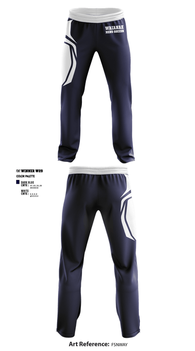 Waianae High School Soccer 19913139 Sweatpants - 1