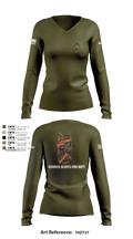 CBFD tac medics 89329509 Women's Long Sleeve V-neck Shirt - 3