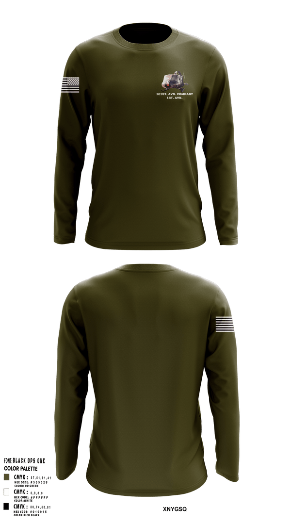 Long Sleeve Performance Shirt, 121st. AVN. company 1st. AVN., , Teamtime, Team time, sublimation, custom sports apparel, team uniforms, spirit wear, spiritwear, sports uniforms, custom shirts, team store, custom team store, fundraiser sports, apparel fundraiser