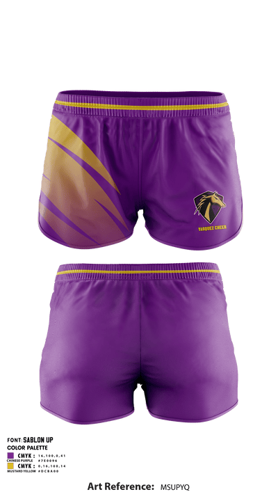 Vasquez High School Cheer 59032683 Women's Shorts - 1