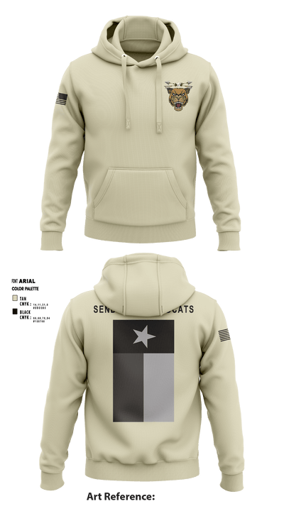 Alpha Company 4th Battalion 2nd Brigade 33999418 Hoodie - 1