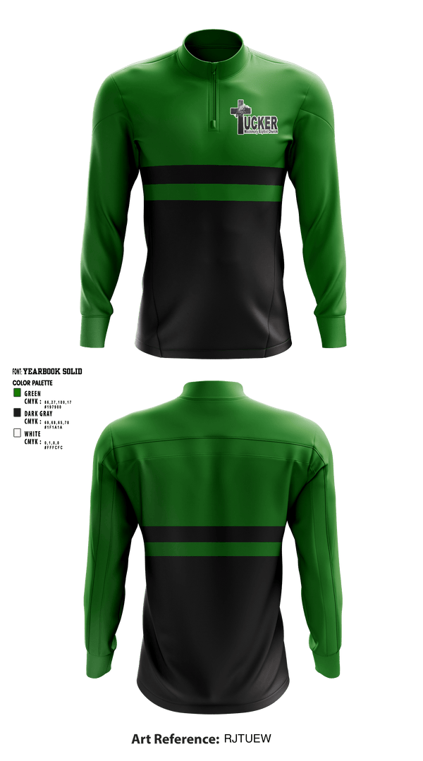 Quarter Zip Jacket, Tucker Missionary Baptist Church, , Teamtime, Team time, sublimation, custom sports apparel, team uniforms, spirit wear, spiritwear, sports uniforms, custom shirts, team store, custom team store, fundraiser sports, apparel fundraiser