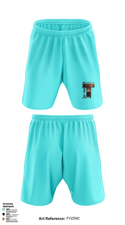 Made For It Apparel 70064407 Athletic Shorts With Pockets - 1