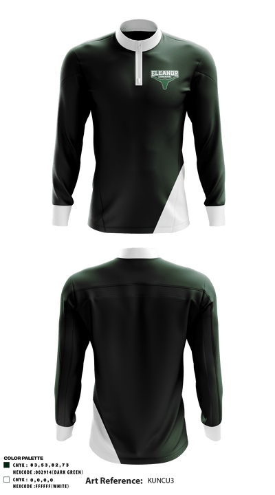 Eleanor Lemaire Junior High School 40593565 Quarter Zip Jacket - 1
