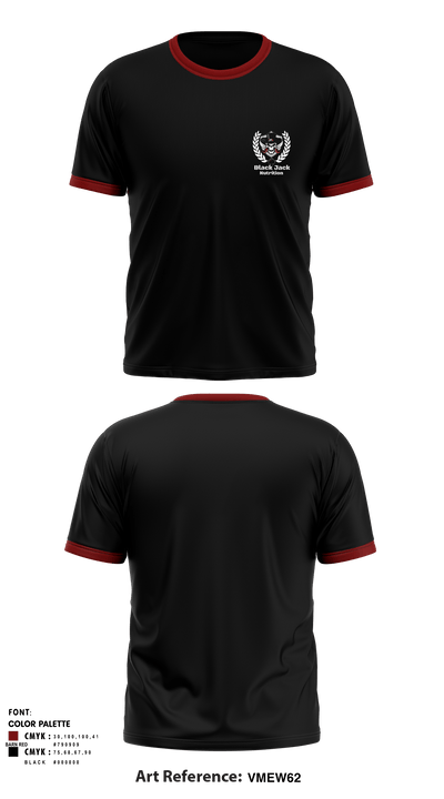Black Jack Nutrition 30860298 Short Sleeve Performance Shirt - 1