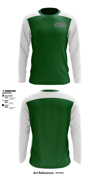 Long Sleeve Performance Shirt, Mill Creek High School, Spirit Store, Teamtime, Team time, sublimation, custom sports apparel, team uniforms, spirit wear, spiritwear, sports uniforms, custom shirts, team store, custom team store, fundraiser sports, apparel fundraiser