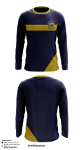 Casteel High School Badminton 82725468 Long Sleeve Performance Shirt - 1