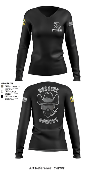 Women's Long Sleeve Vneck Shirt, , Army, Teamtime, Team time, sublimation, custom sports apparel, team uniforms, spirit wear, spiritwear, sports uniforms, custom shirts, team store, custom team store, fundraiser sports, apparel fundraiser