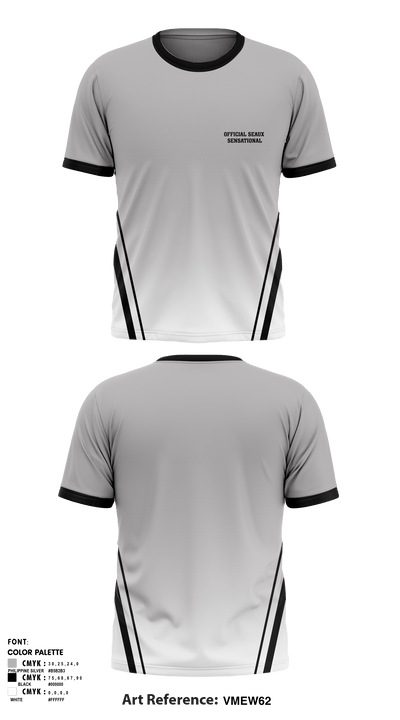 Official Seaux Sensational 59412546 Short Sleeve Performance Shirt - 1