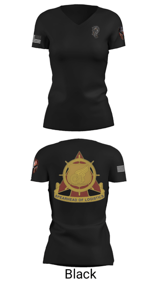 Women's Short Sleeve Vneck Shirt, , Army, Teamtime, Team time, sublimation, custom sports apparel, team uniforms, spirit wear, spiritwear, sports uniforms, custom shirts, team store, custom team store, fundraiser sports, apparel fundraiser