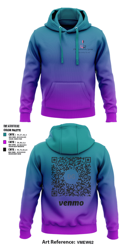Hoodie, Coincidentally Spoon, , Teamtime, Team time, sublimation, custom sports apparel, team uniforms, spirit wear, spiritwear, sports uniforms, custom shirts, team store, custom team store, fundraiser sports, apparel fundraiser