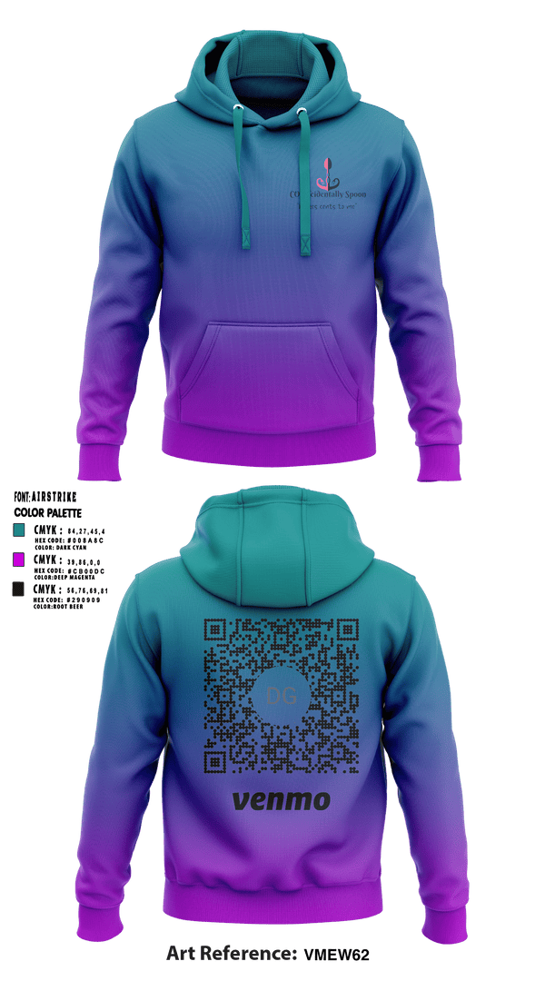 Hoodie, Coincidentally Spoon, , Teamtime, Team time, sublimation, custom sports apparel, team uniforms, spirit wear, spiritwear, sports uniforms, custom shirts, team store, custom team store, fundraiser sports, apparel fundraiser
