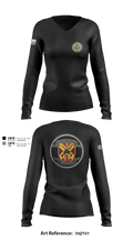 Weapons Training Battalion 3430348 Women's Long Sleeve V-neck Shirt - 1