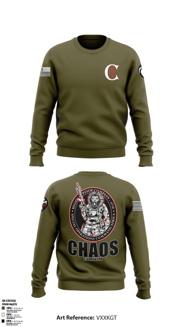 Crew Neck Sweatshirt, , Army, Teamtime, Team time, sublimation, custom sports apparel, team uniforms, spirit wear, spiritwear, sports uniforms, custom shirts, team store, custom team store, fundraiser sports, apparel fundraiser