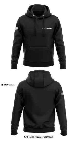 Hoodie, D 53 2 1st cav, Army, Teamtime, Team time, sublimation, custom sports apparel, team uniforms, spirit wear, spiritwear, sports uniforms, custom shirts, team store, custom team store, fundraiser sports, apparel fundraiser