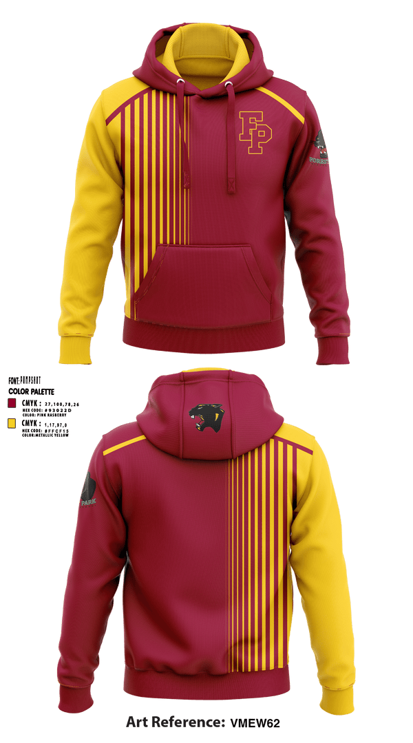Hoodie, Forest Park Middle School Volleyball, Women's Volleyball, Teamtime, Team time, sublimation, custom sports apparel, team uniforms, spirit wear, spiritwear, sports uniforms, custom shirts, team store, custom team store, fundraiser sports, apparel fundraiser