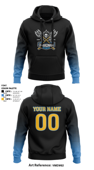 Hoodie, CF-ARGONAUTS, Ice Hockey, Teamtime, Team time, sublimation, custom sports apparel, team uniforms, spirit wear, spiritwear, sports uniforms, custom shirts, team store, custom team store, fundraiser sports, apparel fundraiser