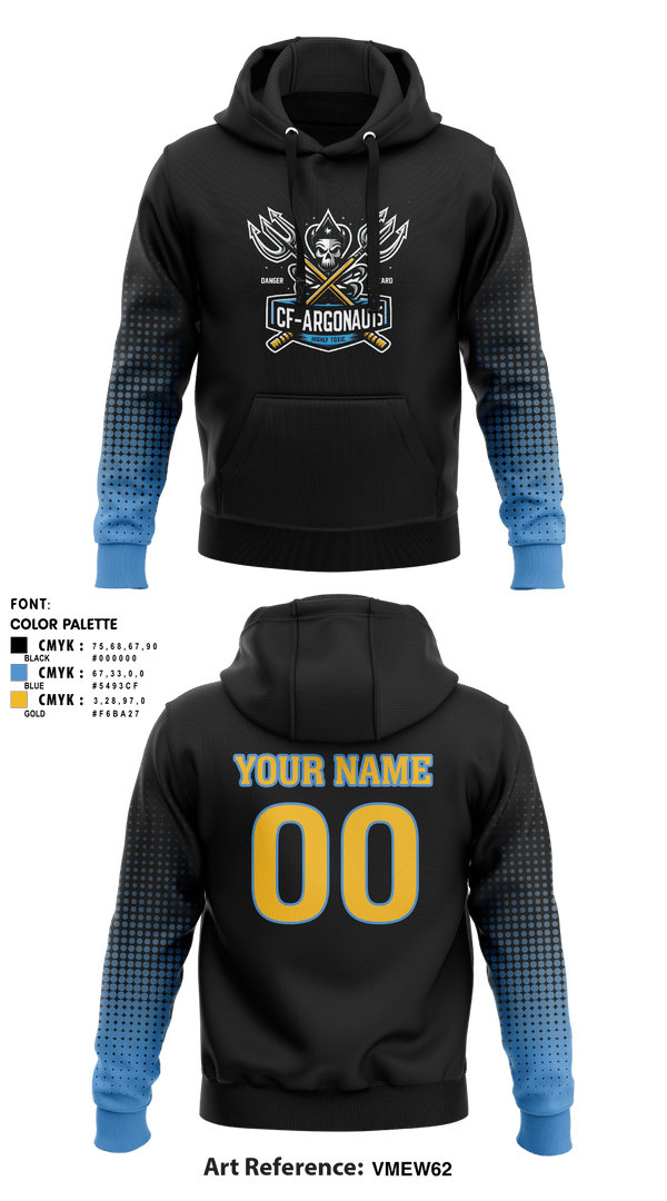 Hoodie, CF-ARGONAUTS, Ice Hockey, Teamtime, Team time, sublimation, custom sports apparel, team uniforms, spirit wear, spiritwear, sports uniforms, custom shirts, team store, custom team store, fundraiser sports, apparel fundraiser