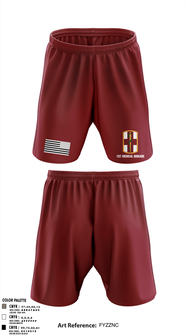 Athletic Shorts With Pockets, 1st Medical Brigade, , Teamtime, Team time, sublimation, custom sports apparel, team uniforms, spirit wear, spiritwear, sports uniforms, custom shirts, team store, custom team store, fundraiser sports, apparel fundraiser