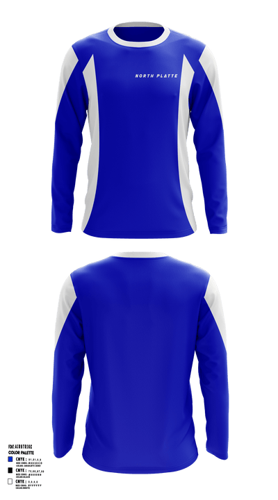 North Platte High School 34835517 Long Sleeve Performance Shirt - 1