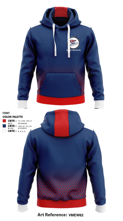 Colonials Track and Field 57472743 Hoodie - 2