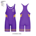 Concord High School Wrestling 68953668 Wrestling Singlet - 1