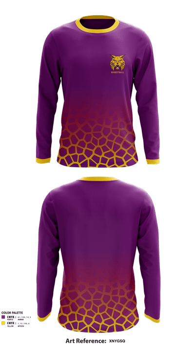 Webster City High School Basketball 32983677 Long Sleeve Performance Shirt - 1