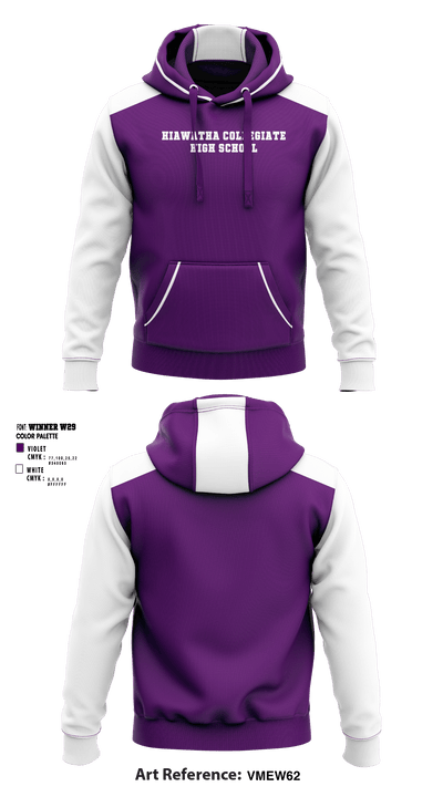 Hiawatha Collegiate High School 13501736 Hoodie - 1