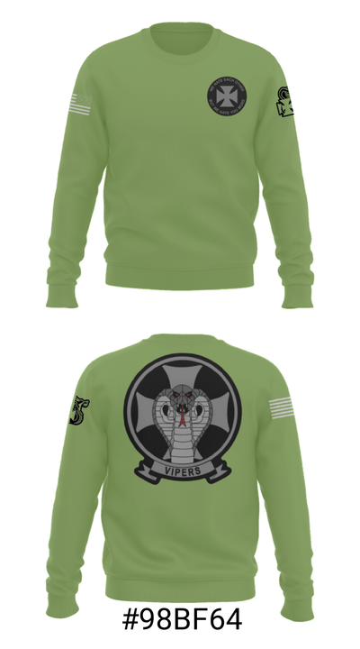 HMLA-169 74224528 Crew Neck Sweatshirt - 7